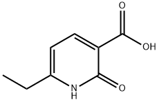 2-HYDROXY-6-ETHYLPYRIDINE-3-CARBOXYLIC ACID Struktur