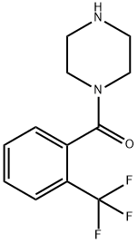 1-[2-(TRIFLUOROMETHYL)BENZOYL]PIPERAZINE Struktur