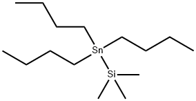 TRIBUTYLSTANNYLTRIMETHYLSILANE Struktur