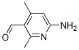 3-Pyridinecarboxaldehyde, 6-amino-2,4-dimethyl- (9CI) Struktur