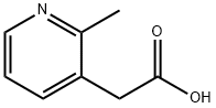 2-(2-Methylpyridin-3-yl)acetic acid Struktur