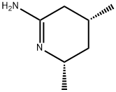 2-Pyridinamine,3,4,5,6-tetrahydro-4,6-dimethyl-,cis-(9CI) Struktur