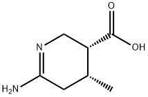 3-Pyridinecarboxylicacid,6-amino-2,3,4,5-tetrahydro-4-methyl-,cis-(9CI) Struktur