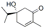 2-Cyclohexen-1-one,5-hydroxy-2-methyl-5-(1-methylethyl)-,(5S)-(9CI) Struktur