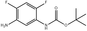 CarbaMicacid,(5-aMino-2,4-difluorophenyl)-,1,1-diMethylethylester Struktur