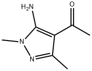 Ethanone, 1-(5-amino-1,3-dimethyl-1H-pyrazol-4-yl)- (9CI) Struktur