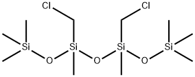 3,5-BIS-(CHLOROMETHYL)OCTAMETHYLTETRASILOXANE Struktur