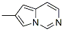 Pyrrolo[1,2-c]pyrimidine, 6-methyl- (9CI) Struktur