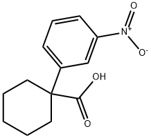 1-(3-NITROPHENYL)-CYCLOHEXANECARBOXYLIC ACID Struktur