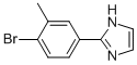 2-(4-BROMO-3-METHYL-PHENYL)-1H-IMIDAZOLE Struktur