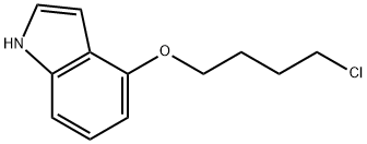 4-(4-chlorobutoxy)-1H-indole Struktur