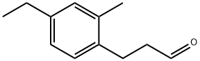 Benzenepropanal, 4-ethyl-2-Methyl- Struktur