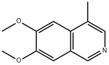 Isoquinoline, 6,7-dimethoxy-4-methyl- (8CI,9CI) Struktur