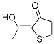 3(2H)-Thiophenone, dihydro-2-(1-hydroxyethylidene)-, (E)- (9CI) Struktur