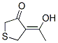 3(2H)-Thiophenone, dihydro-4-(1-hydroxyethylidene)-, (E)- (9CI) Struktur