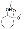 Cycloheptanol, 2,2-diethoxy-, (+)- (9CI) Struktur