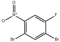 1,5-Dibromo-2-fluoro-4-nitrobenzene Struktur