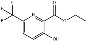 Ethyl 3-hydroxy-6-(trifluoromethyl)pyridine-2-carboxylate Struktur