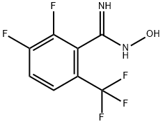 2,3-Difluoro-N-hydroxy-6-(trifluoroMethyl)benziMidaMide Struktur