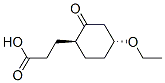 Cyclohexanepropanoic acid, 4-ethoxy-2-oxo-, trans- (9CI) Struktur