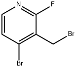 Pyridine, 4-bromo-3-(bromomethyl)-2-fluoro- Struktur