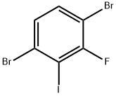 1,4-Dibromo-2-fluoro-3-iodobenzene Struktur