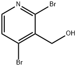 2,4-Dibromopyridine-3-methanol Struktur