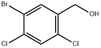 5-Bromo-2,4-dichlorobenzyl alcohol Struktur