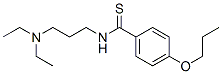 N-[3-(Diethylamino)propyl]-p-propoxythiobenzamide Struktur