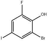 Phenol, 2-bromo-6-fluoro-4-iodo- Struktur