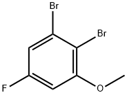 2,3-Dibromo-5-fluoroanisole Struktur