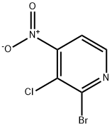 2-Bromo-3-chloro-4-nitropyridine Struktur