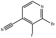 2-Bromo-3-fluoroisonicotinonitrile Struktur