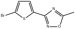 3-(5-BROMO-2-THIENYL)-5-METHYL-1,2,4-OXADIAZOLE Struktur