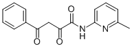 alpha,gamma-Dioxo-N-(6-methyl-2-pyridinyl)benzenebutanamide Struktur