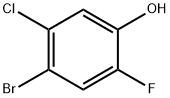 4-Bromo-5-chloro-2-fluorophenol Struktur