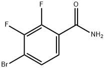 4-Bromo-2,3-difluorobenzamide Struktur