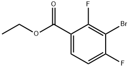 Ethyl 3-bromo-2,4-difluorobenzoate Struktur