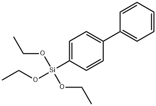 4-triethoxysilyl-1,1'-biphenyl Struktur