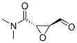 Oxiranecarboxamide, 3-formyl-N,N-dimethyl-, (2S-trans)- (9CI) Struktur