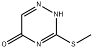 3-methylsulfanyl-2H-1,2,4-triazin-5-one Struktur