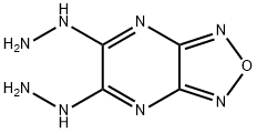 [1,2,5]Oxadiazolo[3,4-b]pyrazinedione,1,3-dihydro-,dihydrazone(9CI) Struktur