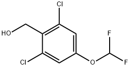 2,6-Dichloro-4-(difluoromethoxy)benzyl alcohol Struktur