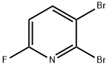 2,3-Dibromo-6-fluoropyridine Struktur