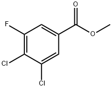 Methyl 3,4-dichloro-5-fluorobenzoate Struktur