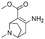 8-Azabicyclo[3.2.1]oct-2-ene-2-carboxylicacid,3-amino-8-methyl-,methyl Struktur