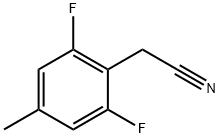 2,6-Difluoro-4-methylphenylacetonitrile Struktur