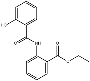 ethyl N-salicyloylanthranilate Struktur