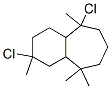 2,5-Dichlorodecahydro-2,5,9,9-tetramethyl-1H-benzocycloheptene Struktur