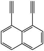 1,8-diethynylnaphthalene Struktur